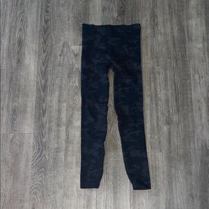 SPANX Black Camouflage Leggings